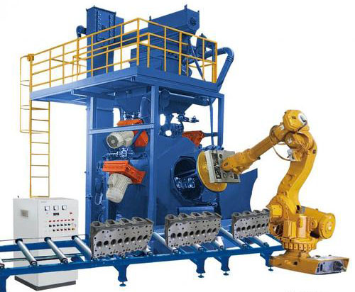 机械手抛丸机 机械手抛丸机