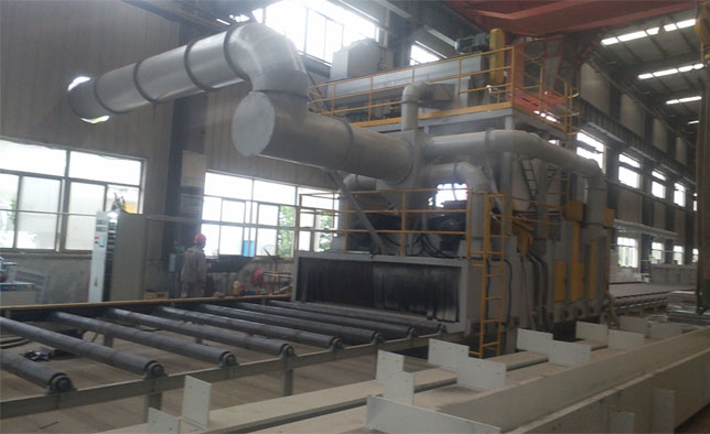 挂车底盘抛丸机 挂车底盘抛丸机